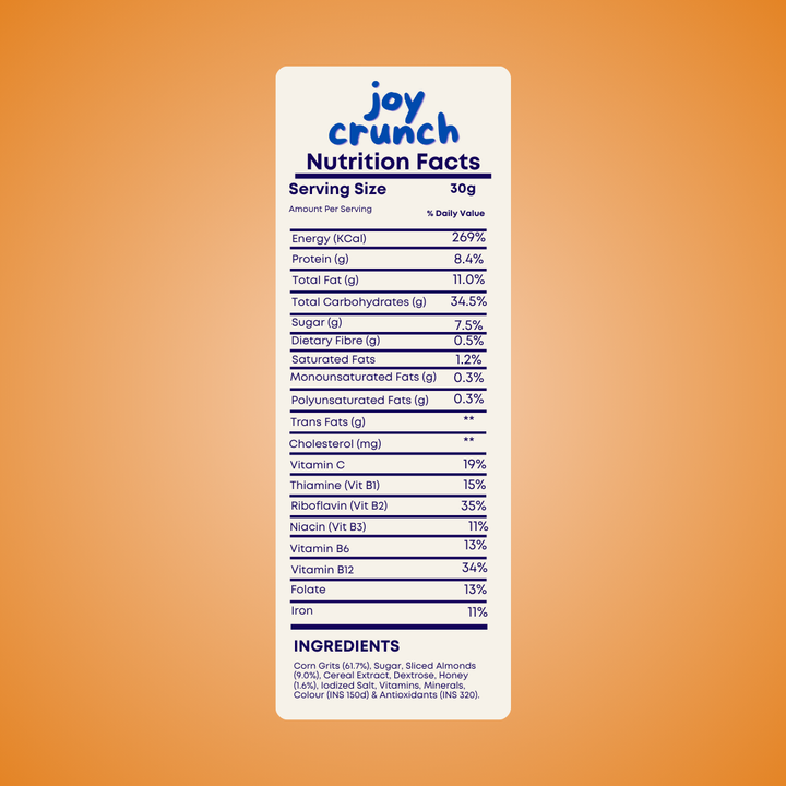 Joy Crunch Honey Cornflakes