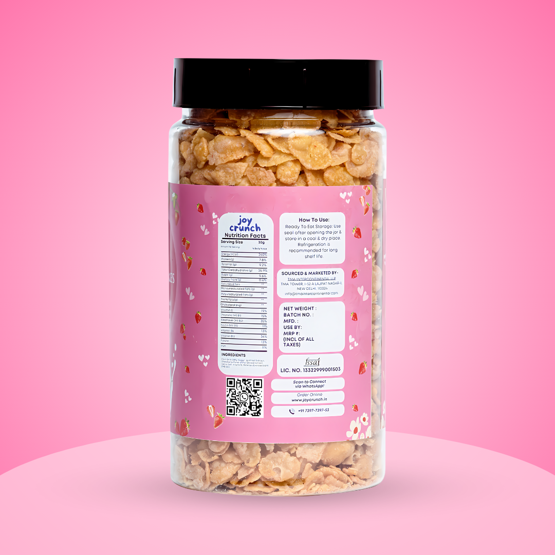 Joy Crunch Strawberry Cornflakes