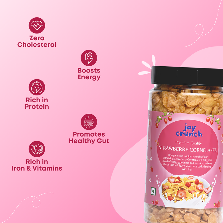 Joy Crunch Strawberry Cornflakes