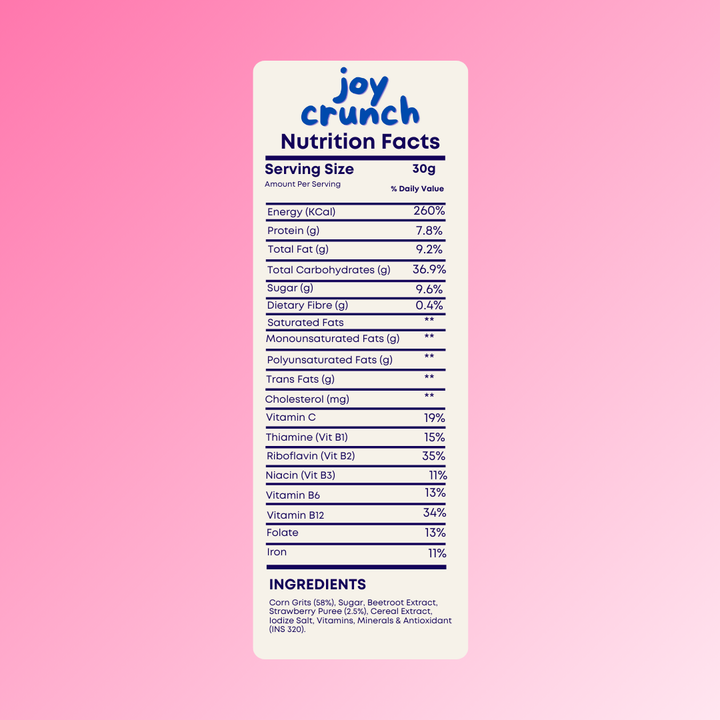 Joy Crunch Strawberry Cornflakes