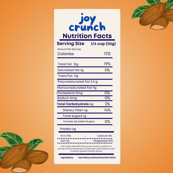 Joy Crunch Mamra Almonds