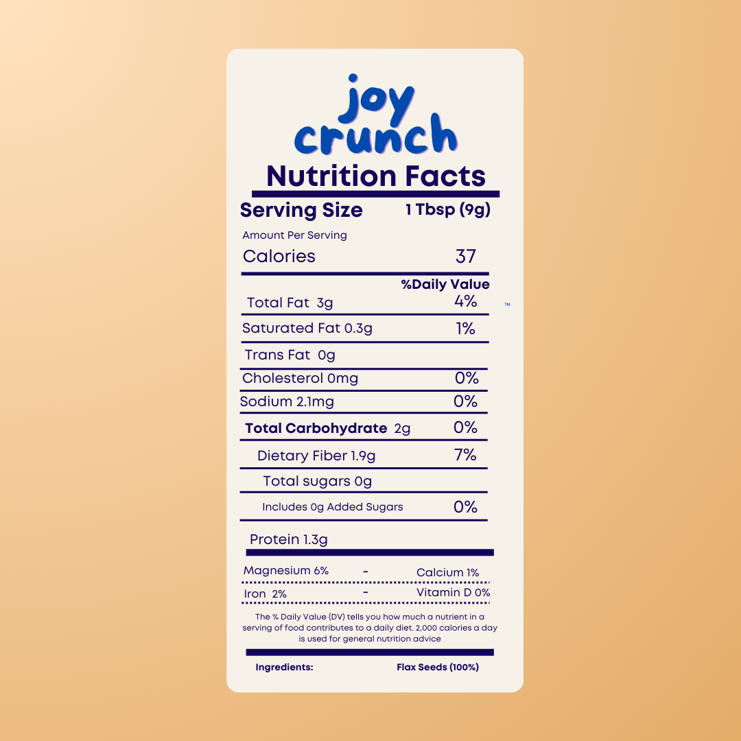 Joy Crunch Flax Seeds